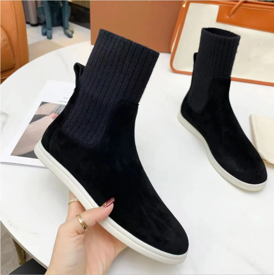 2022 Winter Women's Short Boots Solid Color Cashmere Fabric Flat Bottom Anti-skid Keep warm High Quality Free Shipping
2022 Winter Women's Short Boots Solid Color Cashmere Fabric Flat Bottom Anti-skid Keep warm High Quality Free Shipping