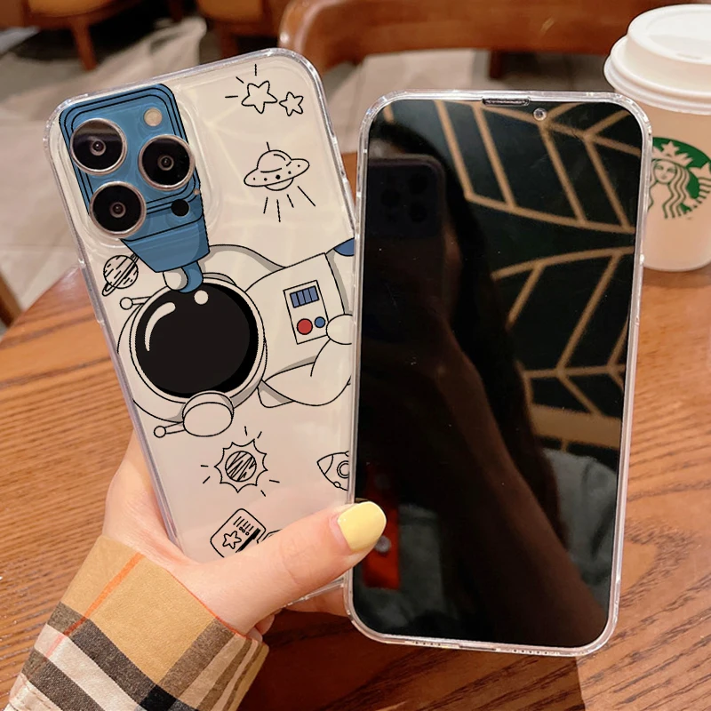 Astronaut Phone Case For iPhone 11 12 13 Pro MAX 6 6S 7 8 Plus XS 12 13 Mini X XR SE 2020 TPU Soft Silicone Cover Coque Carcasa
Astronaut Phone Case For iPhone 11 12 13 Pro MAX 6 6S 7 8 Plus XS 12 13 Mini X XR SE 2020 TPU Soft Silicone Cover Coque Carcasa