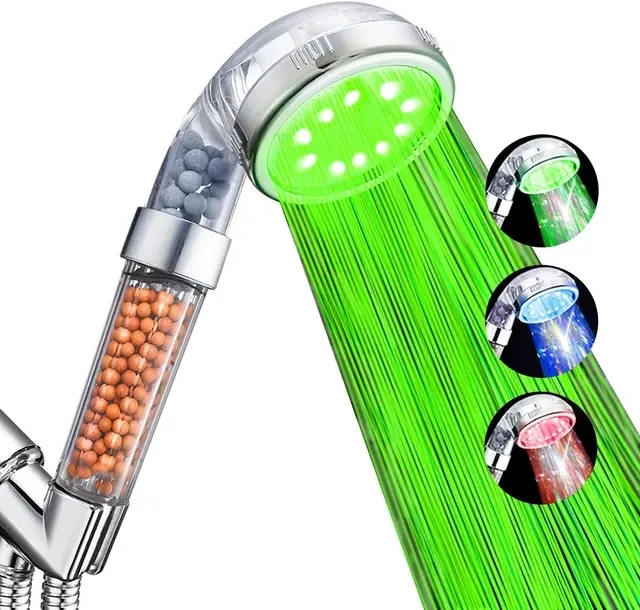 Светодиодная анионная насадка для душа с дождевой спа-контролем температуры, насадка для душа под давлением, экономия воды, 3/7 цветов, ручной душ для ванной комнаты
Светодиодная анионная насадка для душа с дождевой спа-контролем температуры, насадка для душа под давлением, экономия воды, 3/7 цветов, ручной душ для ванной комнаты