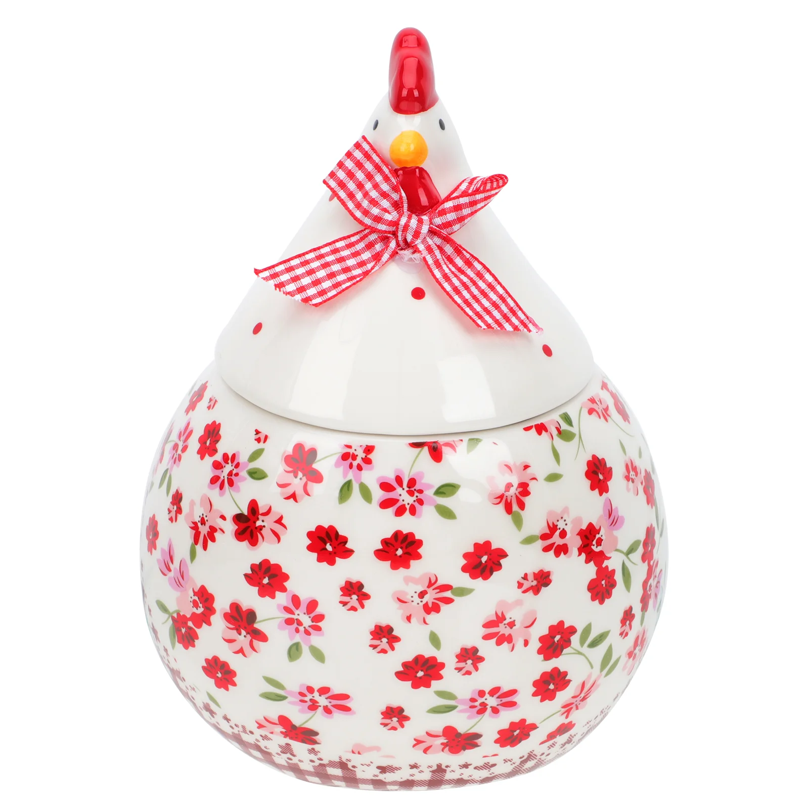 

Jar Ceramic Storage Cookie Easter Canister Candy Chicken Container Tea Kitchen Porcelain Rooster Hen Containers Egg Holder