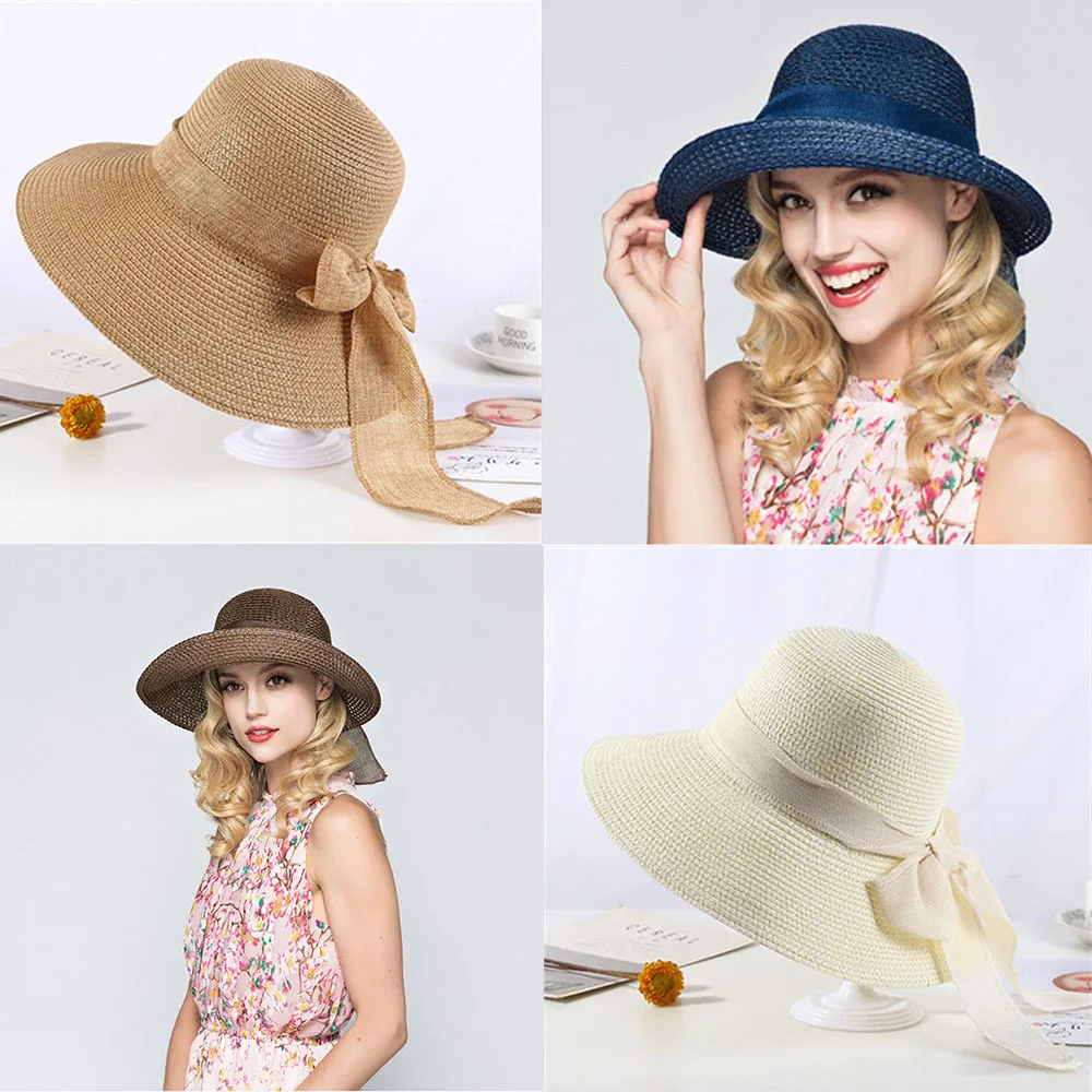 Fashion Wide Brim Floppy Sun Hats Women Kawaii Cute Outing Sun Visor Hats Seaside Beach Holiday Straw Hat UV Protect Travel Cap
Fashion Wide Brim Floppy Sun Hats Women Kawaii Cute Outing Sun Visor Hats Seaside Beach Holiday Straw Hat UV Protect Travel Cap