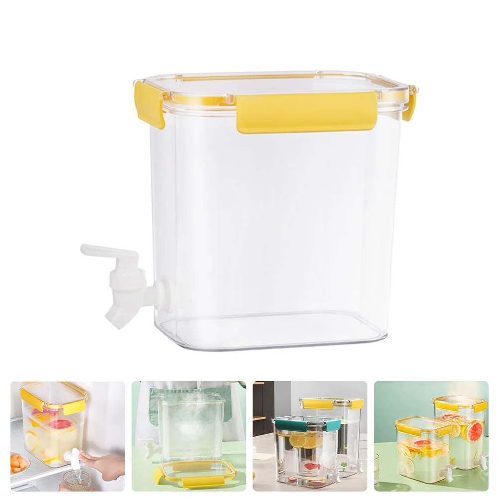 Plastic Water Dispenser Thickened Water Pitcher Lemonade Container Drink Dispenser for Fridge for Home Summer Office Party
Plastic Water Dispenser Thickened Water Pitcher Lemonade Container Drink Dispenser for Fridge for Home Summer Office Party