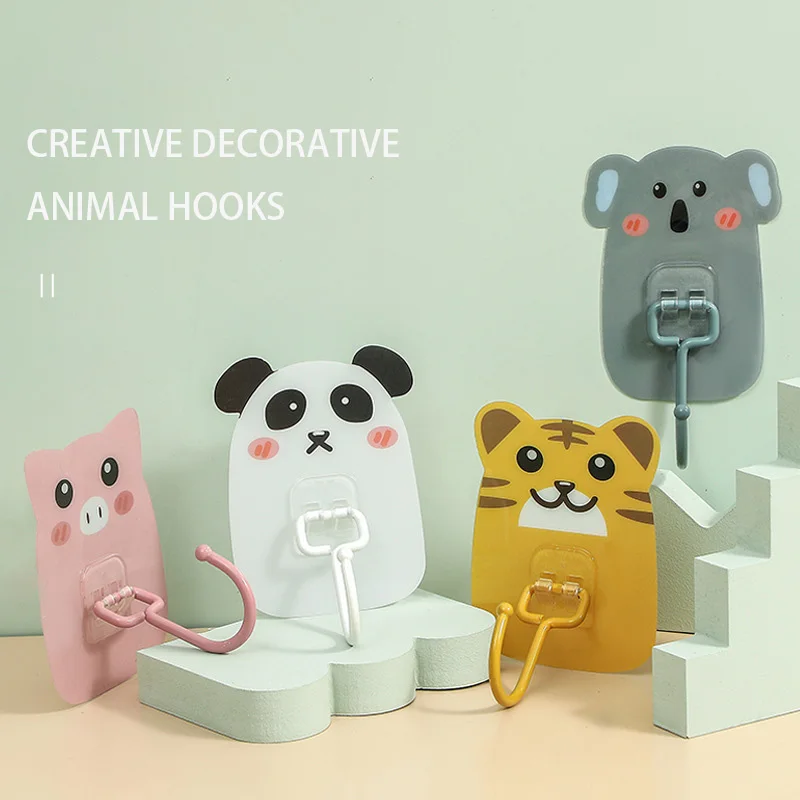 Cute Cartoon Animals Multi-purpose Wall Hook Self Adhesive Towel Hat Coat Key Bag Kitchen Gadgets Hangers Home Accessories Item
Cute Cartoon Animals Multi-purpose Wall Hook Self Adhesive Towel Hat Coat Key Bag Kitchen Gadgets Hangers Home Accessories Item