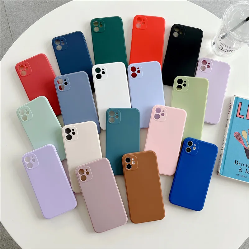 Candy Color Phone Case For iPhone 13 12 Mini 11 Pro XS Max X XR 8 7 6 6S Plus SE 2020 Silicone Soft TPU Protective Back Cover
Candy Color Phone Case For iPhone 13 12 Mini 11 Pro XS Max X XR 8 7 6 6S Plus SE 2020 Silicone Soft TPU Protective Back Cover