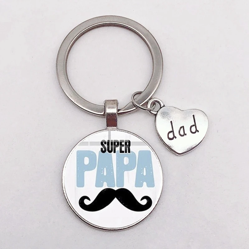New I Love Dad Keychain My Dad Is A Super Hero Pendant Glass Key Ring Father's Day Best Gift
New I Love Dad Keychain My Dad Is A Super Hero Pendant Glass Key Ring Father's Day Best Gift