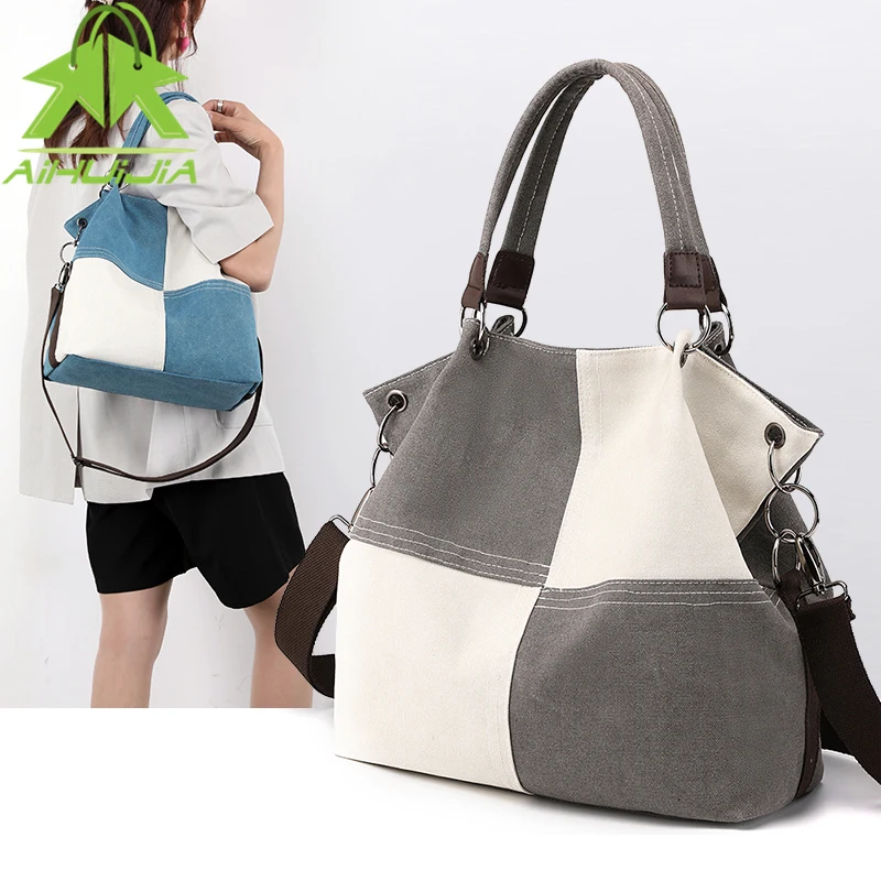 Fashion Simple High Capacity Handbag for Ladies Vintage Contrasting Colors Female Tote Bags Casual Travel Shoulder Messenger Bag
Fashion Simple High Capacity Handbag for Ladies Vintage Contrasting Colors Female Tote Bags Casual Travel Shoulder Messenger Bag
