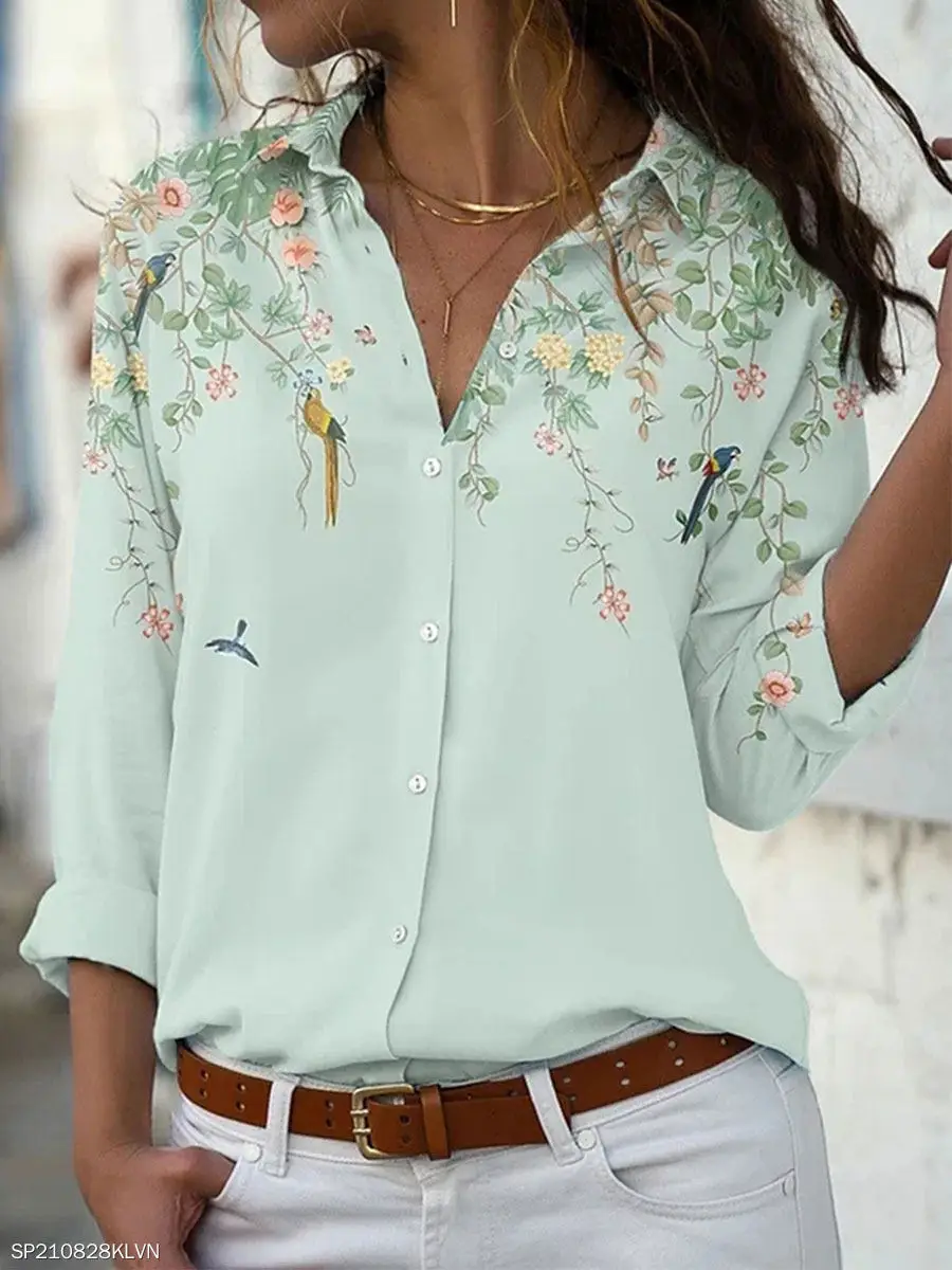 Fashion Women Shirt Casual Long-sleeved Shirt Women Spring and Autumn New Women Blouses
Fashion Women Shirt Casual Long-sleeved Shirt Women Spring and Autumn New Women Blouses
