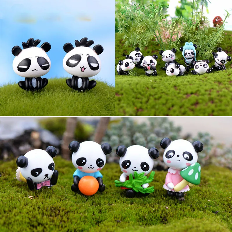 Home Decor 4 Pack Mini Panda Animal Figure Toys Miniature Resin Micro Landscape Ornament Fairytale Garden Accessorie Kawaii Gift
Home Decor 4 Pack Mini Panda Animal Figure Toys Miniature Resin Micro Landscape Ornament Fairytale Garden Accessorie Kawaii Gift
