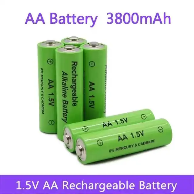 AA battery 3800mAh 1.5V battery Rechargeable battery AA 3800mAh 1.5V Rechargeable Battery for toy Remote control free shipping
AA battery 3800mAh 1.5V battery Rechargeable battery AA 3800mAh 1.5V Rechargeable Battery for toy Remote control free shipping