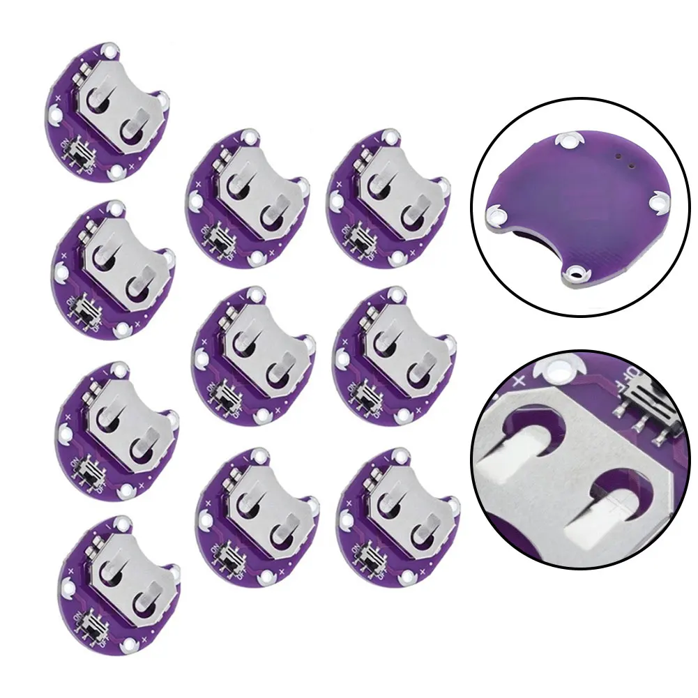 10PCS Lily-Pad Coin Cell Battery Holder CR2032 Battery Mount Module For Arduino 29x30mm Battery Holder Power Tool Parts
10PCS Lily-Pad Coin Cell Battery Holder CR2032 Battery Mount Module For Arduino 29x30mm Battery Holder Power Tool Parts