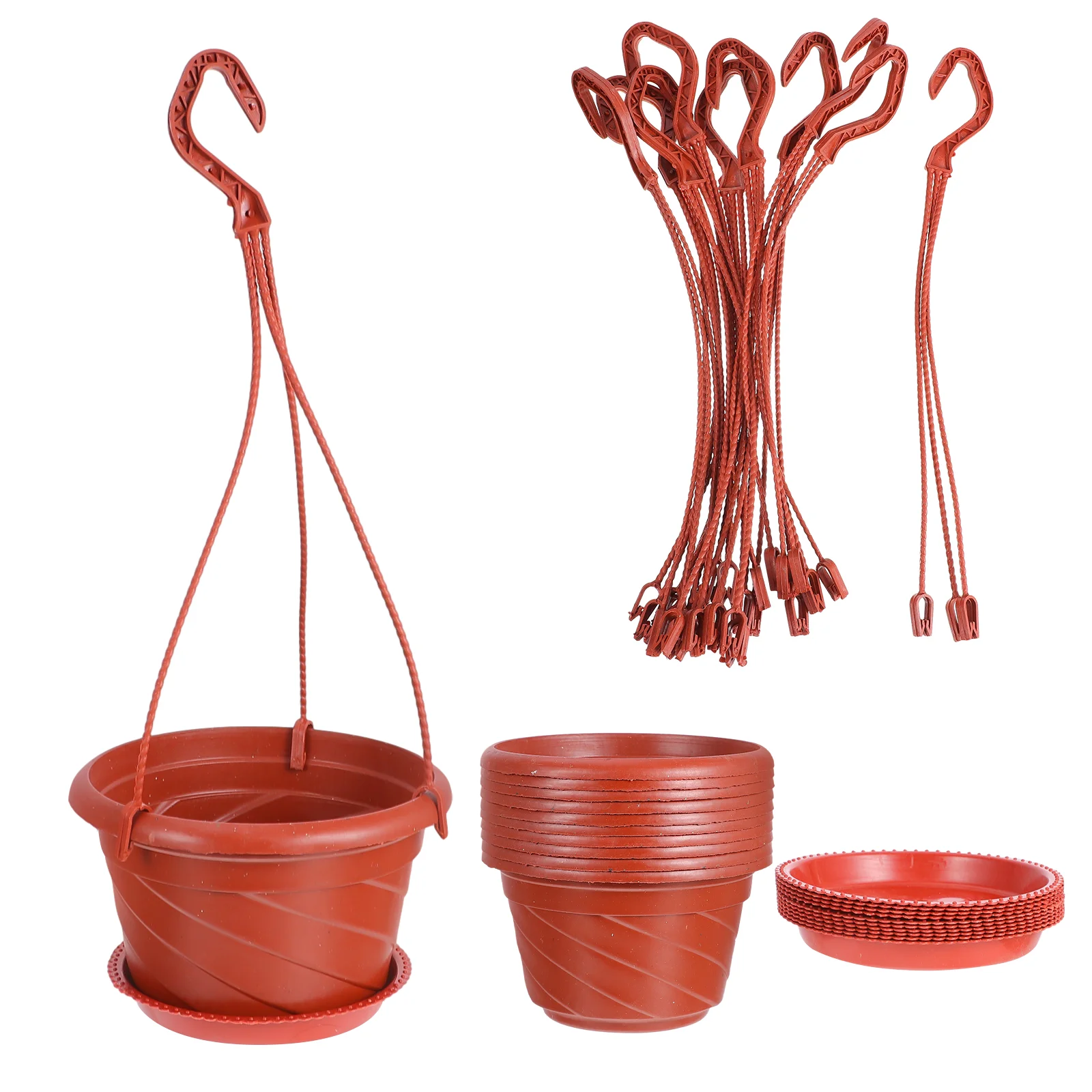 10 Sets Outdoor Planter Pots Pots Chlorophytum Flower Pot Indoor Shelf Hanging Stand Outdoor Bracket Container Accessories
10 Sets Outdoor Planter Pots Pots Chlorophytum Flower Pot Indoor Shelf Hanging Stand Outdoor Bracket Container Accessories