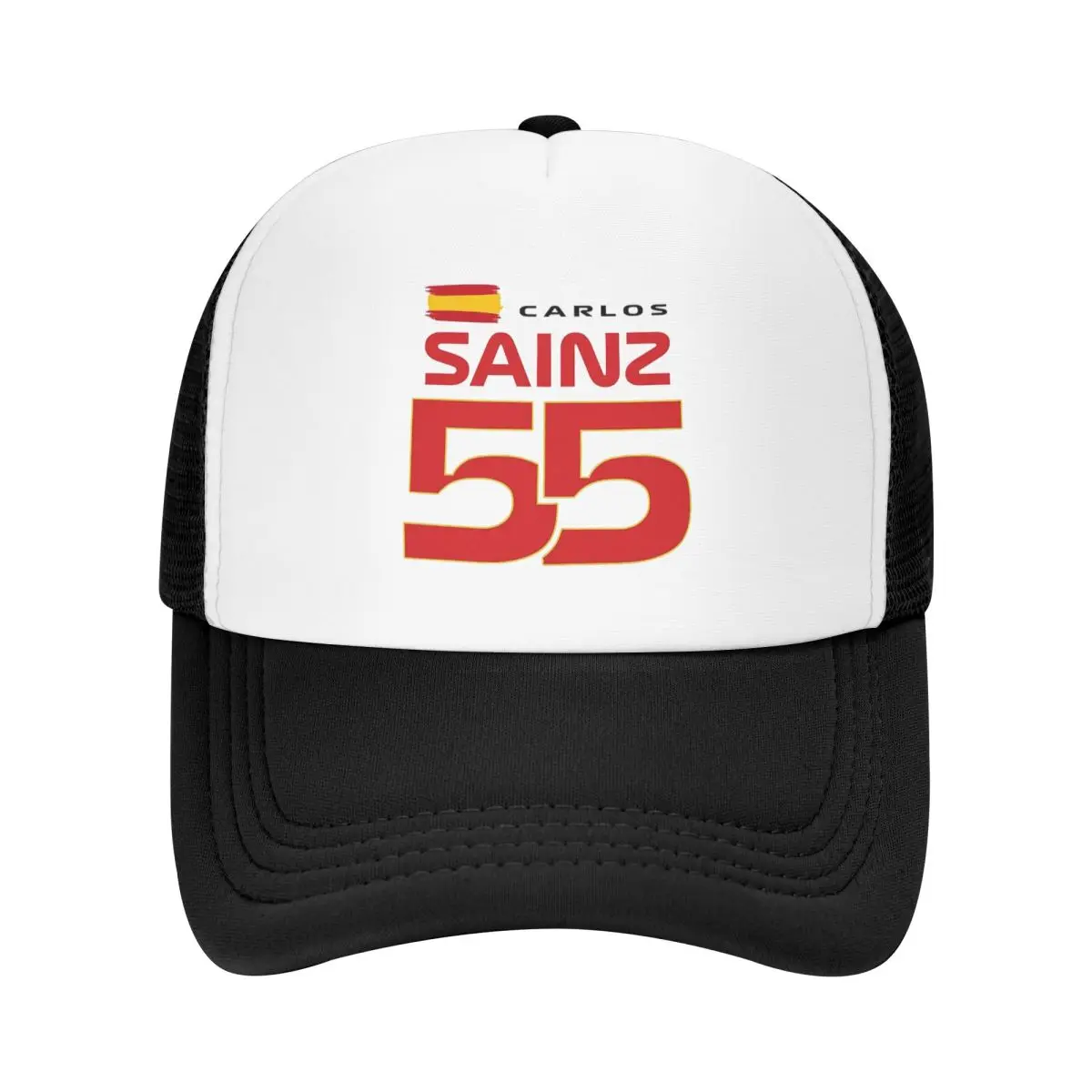 Carlos Sainz Jr F1 Signature Graphic — темная кепка модные повседневные сетчатые бейсболки