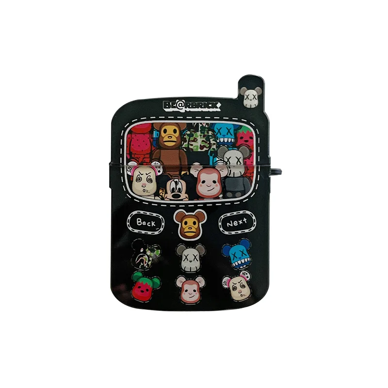 Mini Phone Fashion Bear Head Case for Apple AirPods 1 2 3 Pro Cases Cover IPhone Bluetooth Earbuds Earphone Air Pod Pods Case
Mini Phone Fashion Bear Head Case for Apple AirPods 1 2 3 Pro Cases Cover IPhone Bluetooth Earbuds Earphone Air Pod Pods Case
