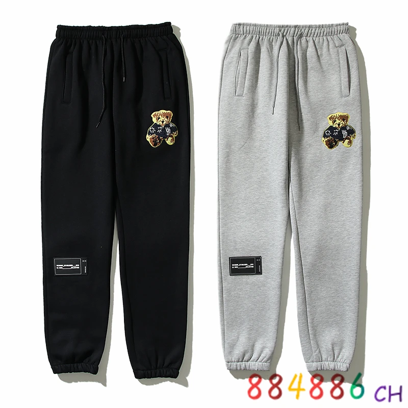 2022 Autumn Winter Welldone Sweatpants Men Women Streetwear Style Embroidered Bear We11done Pants Casual Sports Plush Trousers
2022 Autumn Winter Welldone Sweatpants Men Women Streetwear Style Embroidered Bear We11done Pants Casual Sports Plush Trousers