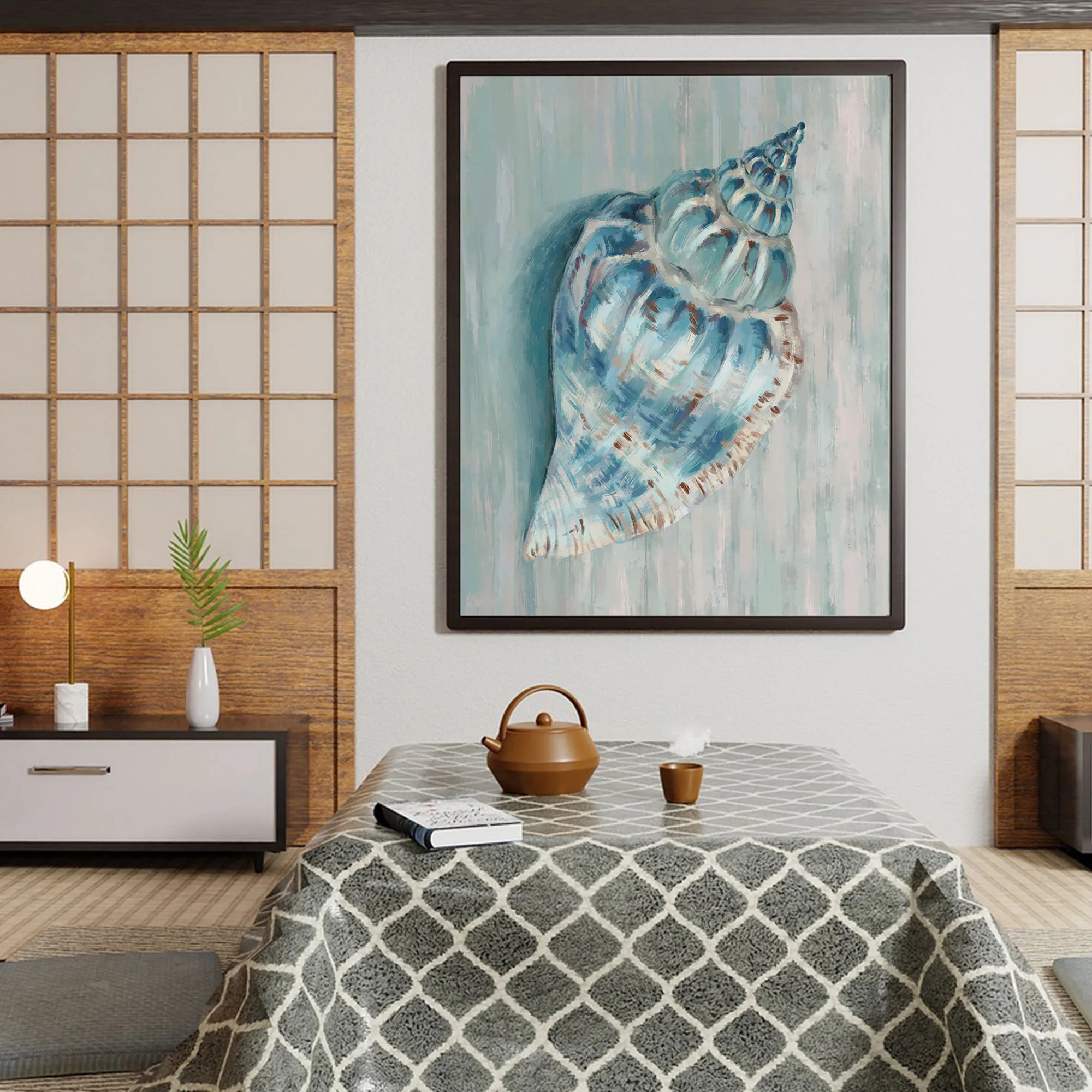 Spiral Seashell 3D Wall Sculpture Handmade Oil painting on Canvas with unframed customized Bohemian decor Living Room Wall art
Spiral Seashell 3D Wall Sculpture Handmade Oil painting on Canvas with unframed customized Bohemian decor Living Room Wall art