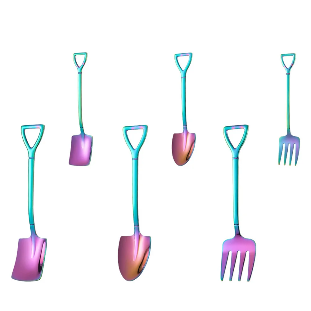 6Pcs Creative Fruit Fork Spoon Fruit Fork Party Supply Stainless Steel Fork Spoon Kitchen Flatware for Kitchen
6Pcs Creative Fruit Fork Spoon Fruit Fork Party Supply Stainless Steel Fork Spoon Kitchen Flatware for Kitchen