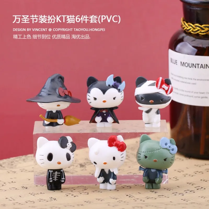Мини-фигурки Hello Kitty, 6 шт./комплект, кукла в виде кошки, украшения для Хэллоуина, украшения для торта, автомобиля, аксессуары для подарка девуш...
Мини-фигурки Hello Kitty, 6 шт./комплект, кукла в виде кошки, украшения для Хэллоуина, украшения для торта, автомобиля, аксессуары для подарка девуш...