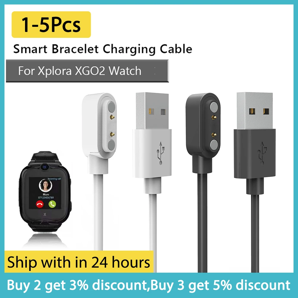 1-5Pcs 60cm USB Magnetic Fast Charging Cable Replacement Kids Smart Watch Charger Adapter Dock Cord Accessories for Xplora XGO2
1-5Pcs 60cm USB Magnetic Fast Charging Cable Replacement Kids Smart Watch Charger Adapter Dock Cord Accessories for Xplora XGO2