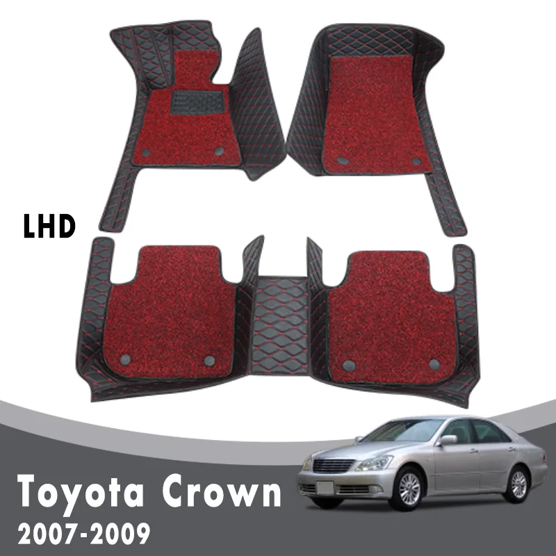 Двухслойные автомобильные коврики с проволочной петлей для Toyota Crown 2009 2008 2007, коврики, автомобильные аксессуары, ИНДИВИДУАЛЬНАЯ ЗАЩИТА, Кожаное украшение
Двухслойные автомобильные коврики с проволочной петлей для Toyota Crown 2009 2008 2007, коврики, автомобильные аксессуары, ИНДИВИДУАЛЬНАЯ ЗАЩИТА, Кожаное украшение