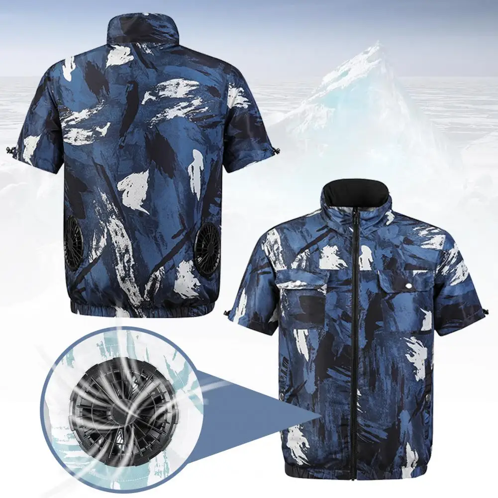 80%HOT1 Set Cooling Fan Jacket Unique Pattern Three Gear Adjustable Polyester Men Summer Outdoor AC Jacket Cooling Fan Apparel W
80%HOT1 Set Cooling Fan Jacket Unique Pattern Three Gear Adjustable Polyester Men Summer Outdoor AC Jacket Cooling Fan Apparel W