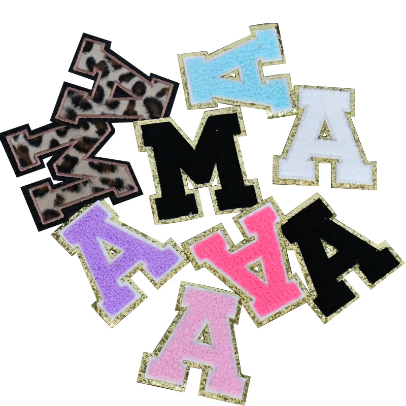 A M Large Chenille Letter Patch DIY MAMA Sweatshirt Iron-on/Sew-on Patches for clothing Personalized English Towel Applique 
A M Large Chenille Letter Patch DIY MAMA Sweatshirt Iron-on/Sew-on Patches for clothing Personalized English Towel Applique