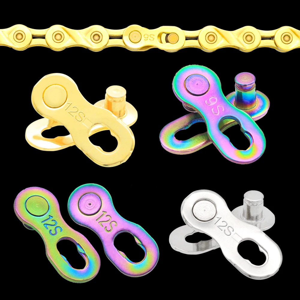 5 пар, универсальные велосипедные соединительные цепи, 6-12 Скоростей 
5 пар, универсальные велосипедные соединительные цепи, 6-12 Скоростей