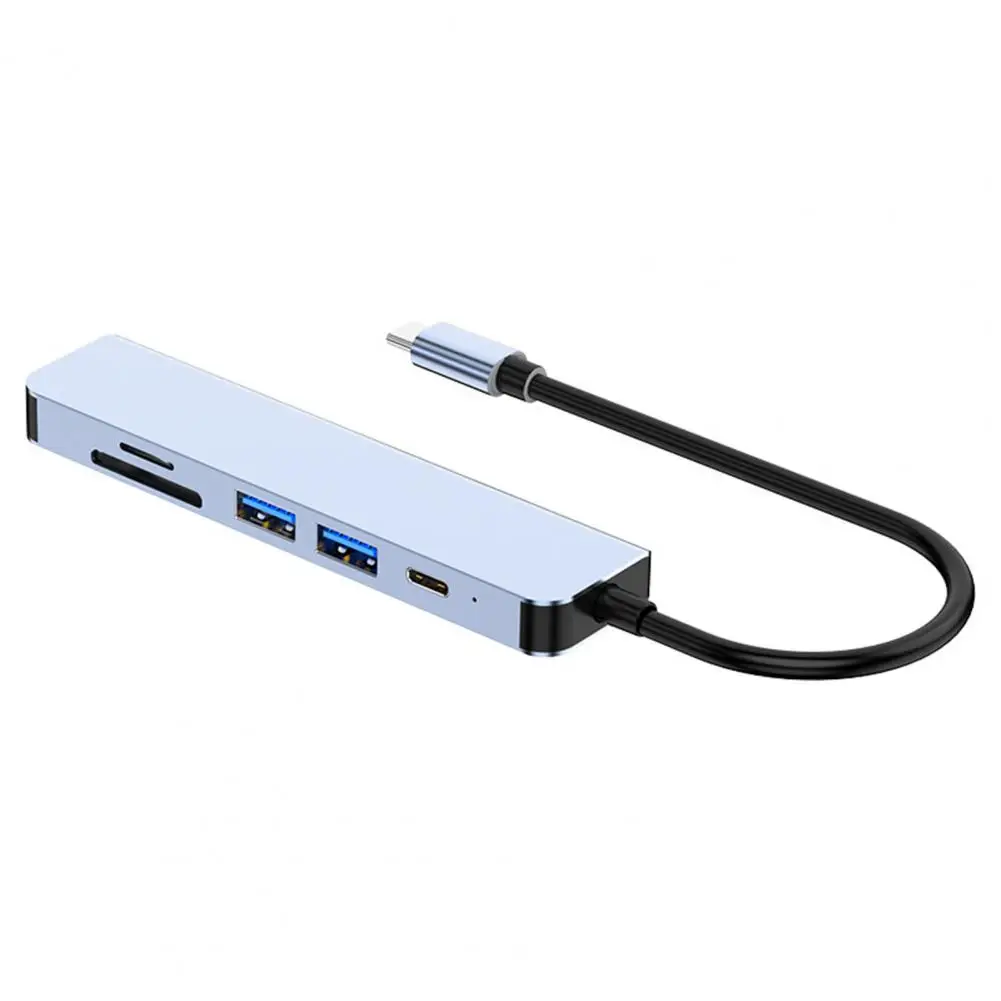 Концентратор данных Прочный Компактный стабильный выход 6-в-1 USB Type-C концентратор для ноутбука компьютера концентратор USB C
Концентратор данных Прочный Компактный стабильный выход 6-в-1 USB Type-C концентратор для ноутбука компьютера концентратор USB C