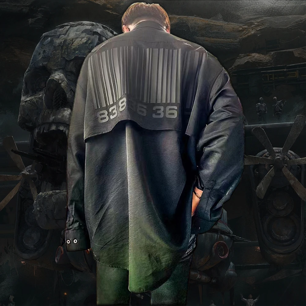 Однотонная черная однобортная Мужская модная черная рубашка NIGO на тонких бретельках с длинным рукавом с тиснением # nigo6327
Однотонная черная однобортная Мужская модная черная рубашка NIGO на тонких бретельках с длинным рукавом с тиснением # nigo6327