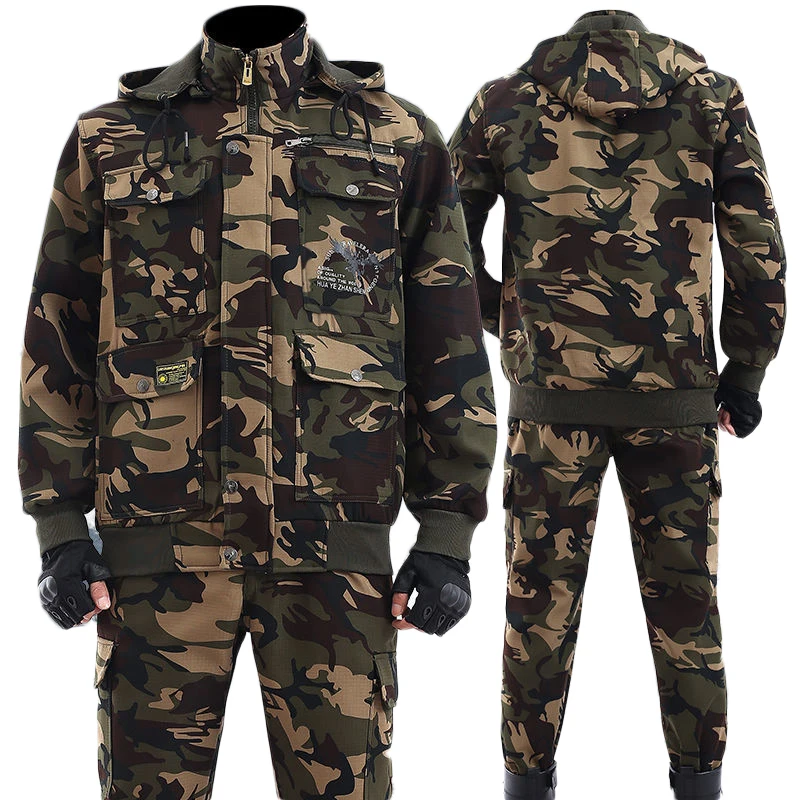 Winter Work Clothes Suit Men's Plus Velvet Thick Cotton Wear-resistant Welder Auto Mechanic Jacket Pants Labor Insurance Service
Winter Work Clothes Suit Men's Plus Velvet Thick Cotton Wear-resistant Welder Auto Mechanic Jacket Pants Labor Insurance Service
