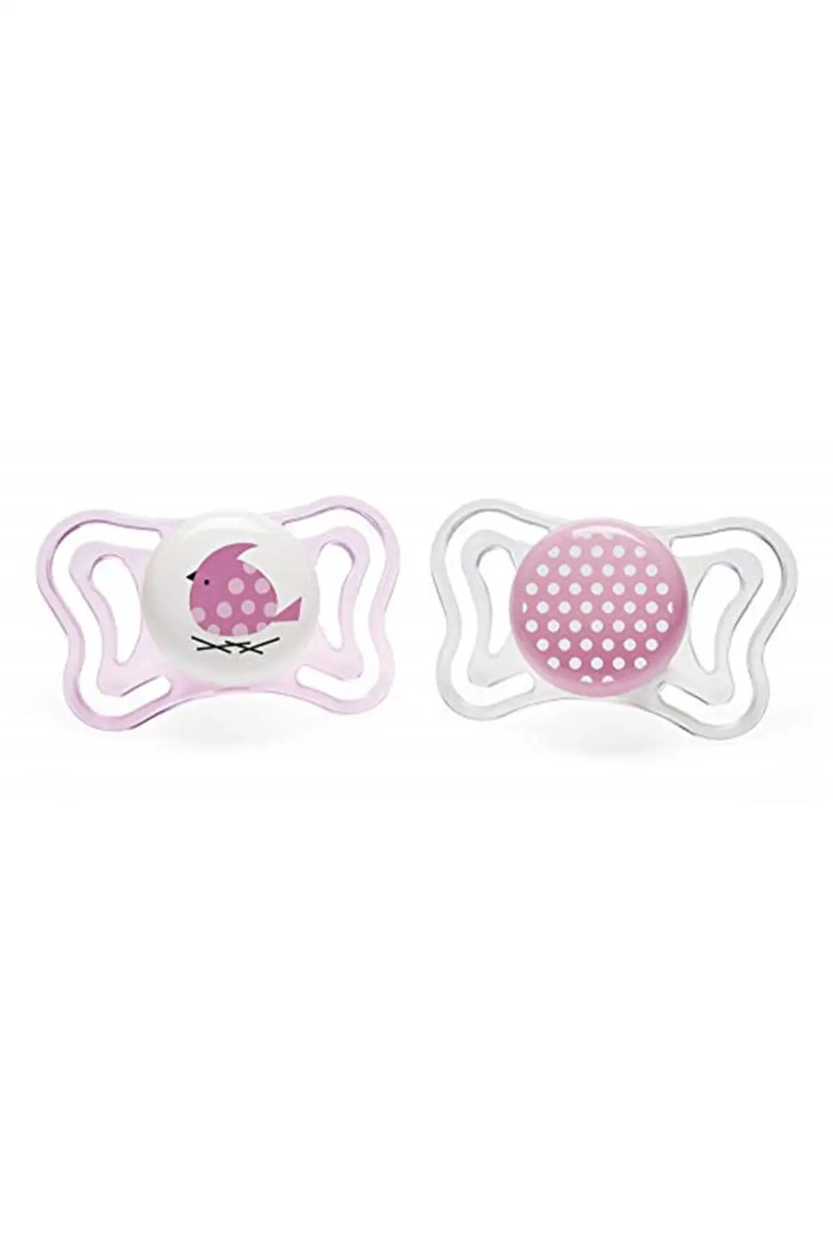 Brand: Chicco Physio Light Pacifier Girl Silicone 2-6 Month, Dual Category: Pacifier 
Brand: Chicco Physio Light Pacifier Girl Silicone 2-6 Month, Dual Category: Pacifier