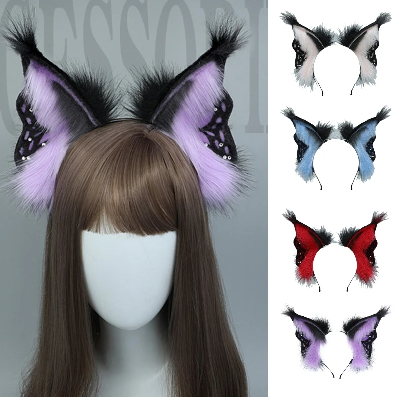 Cartoon Fox Ear Shaped Hair Hoop Women Girls Plush Party Headpiece Lolita Animals Ears Shaped Headband Cosplay Costume Props
Cartoon Fox Ear Shaped Hair Hoop Women Girls Plush Party Headpiece Lolita Animals Ears Shaped Headband Cosplay Costume Props