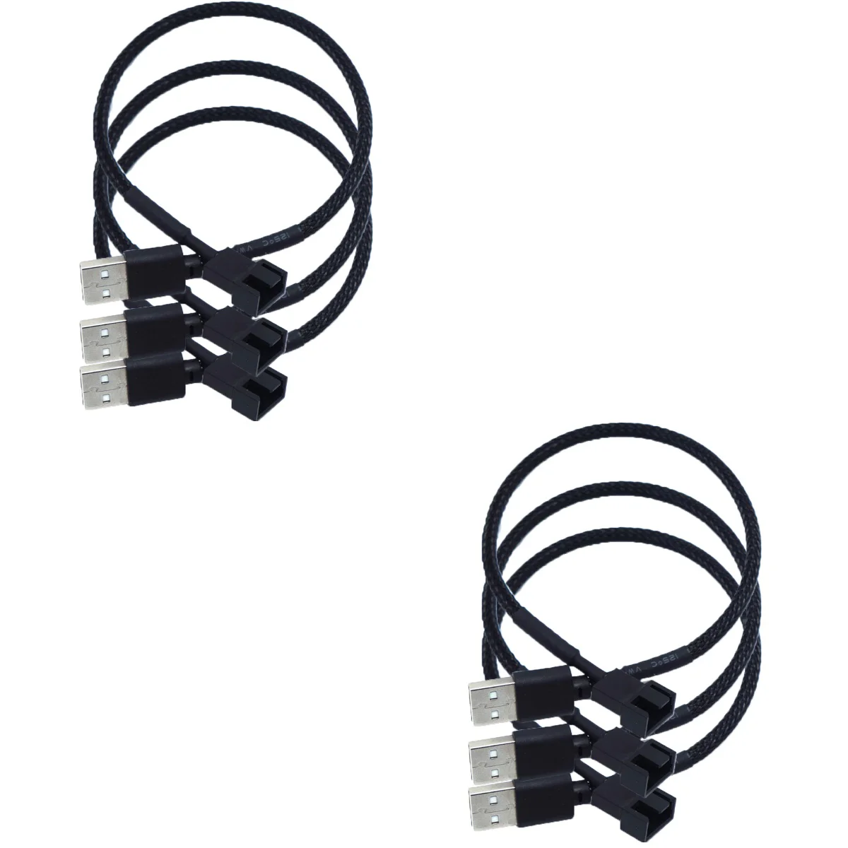 6 pcs USB to 4Pin Fan Adapter Cables 4Pin Computer PC Fan Power Cable Connector Adapter Connect (Black)
6 pcs USB to 4Pin Fan Adapter Cables 4Pin Computer PC Fan Power Cable Connector Adapter Connect (Black)