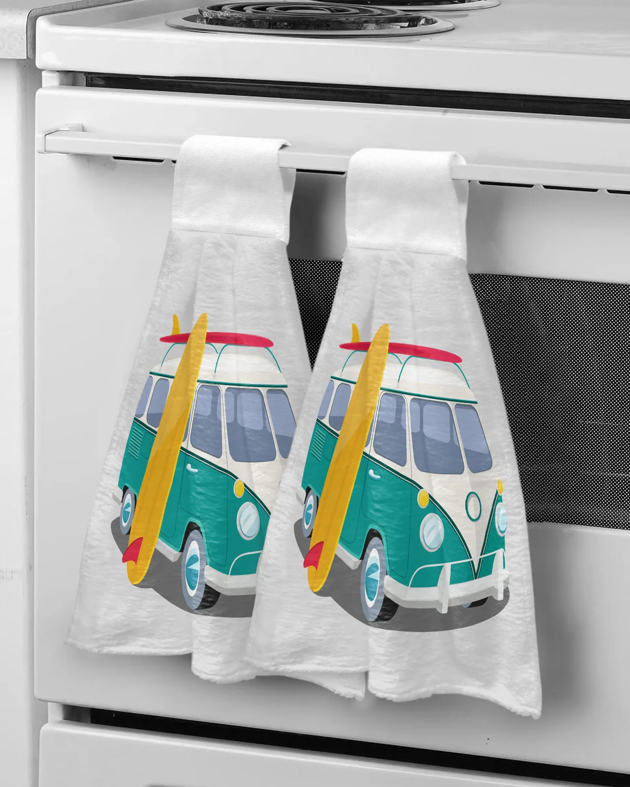 Bus Skateboard Retro Style Hand Towels Kitchen Bathroom Hanging Cloth Quick Dry Soft Absorbent Microfiber Towels 
Bus Skateboard Retro Style Hand Towels Kitchen Bathroom Hanging Cloth Quick Dry Soft Absorbent Microfiber Towels