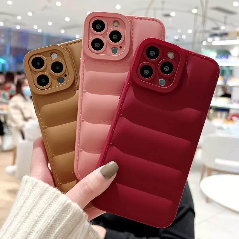 New Fashion For iPhone 11 12 13 Pro Max XS X XR 7 8 Plus Shockproof Candy Bumper Back Cover Down Jacket Silicone Phone Case
New Fashion For iPhone 11 12 13 Pro Max XS X XR 7 8 Plus Shockproof Candy Bumper Back Cover Down Jacket Silicone Phone Case