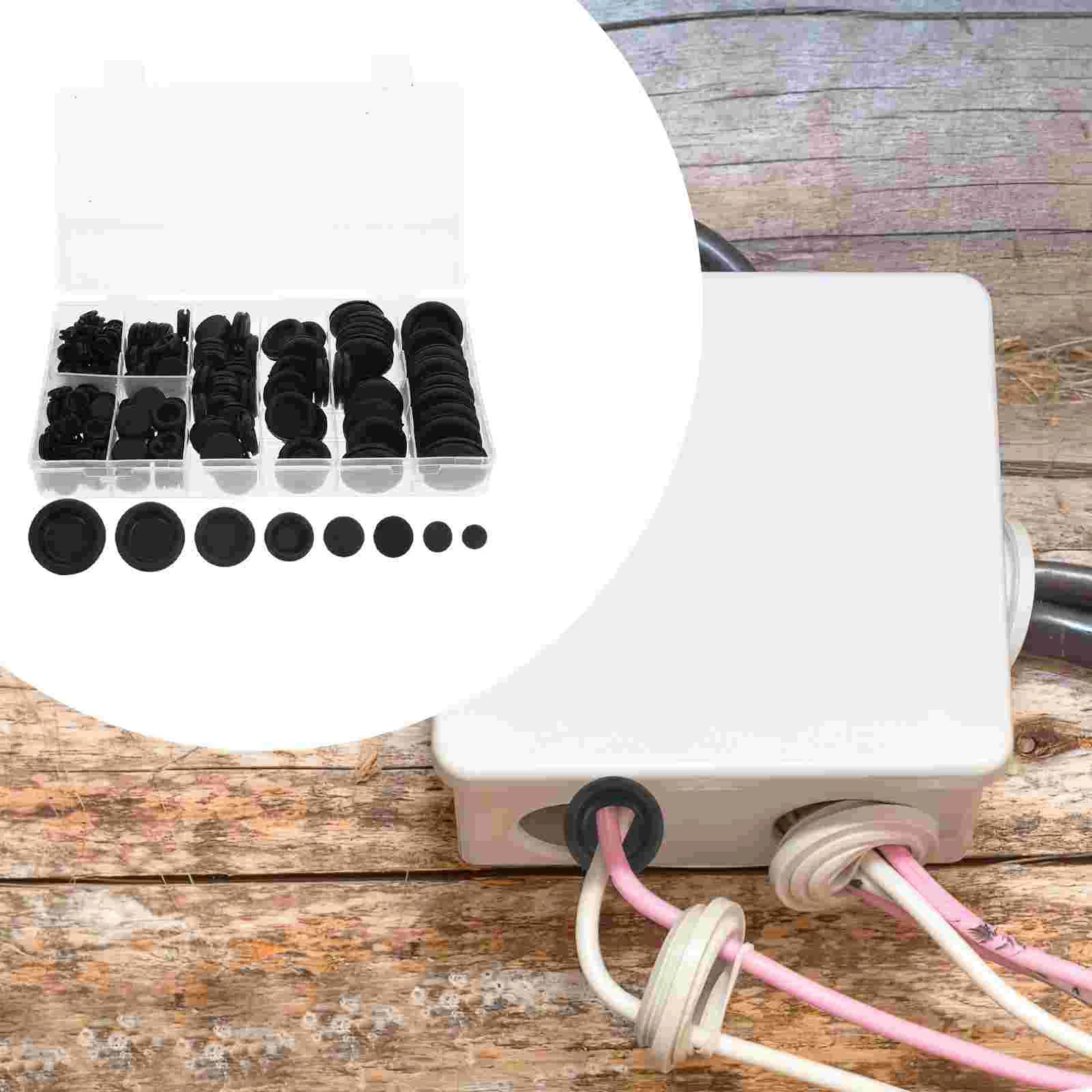 Rubber Grommets Gasketwiring Hole Plug Plugs Ring Automotive Electrical Wire Plumbing Grommet Assortment 
Rubber Grommets Gasketwiring Hole Plug Plugs Ring Automotive Electrical Wire Plumbing Grommet Assortment