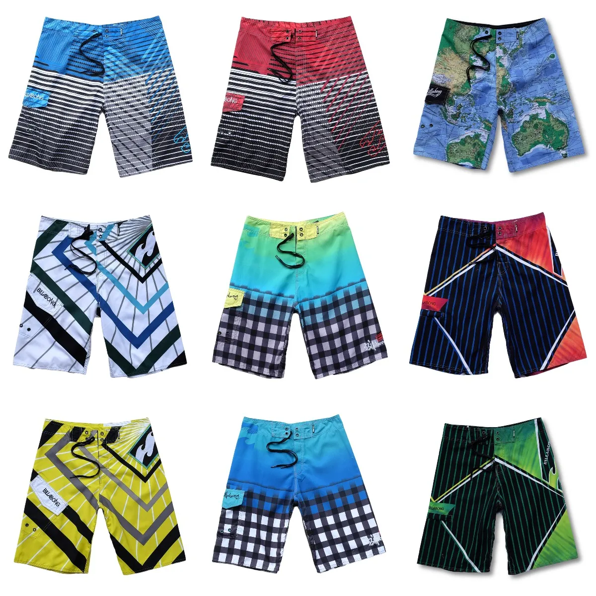 

New Board Shorts Men Swimwear Quick Drying Swimming Trunks Boardshorts Men Billabong Bermuda Beach Surfing Shorts Man Swimsuit