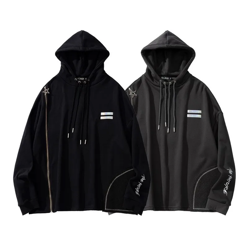 2023 Autumn And Winter Man's New Solid Color Embroidery Zipper Hooded High Street Casual Hip Hop Personality Sweatshirts
2023 Autumn And Winter Man's New Solid Color Embroidery Zipper Hooded High Street Casual Hip Hop Personality Sweatshirts