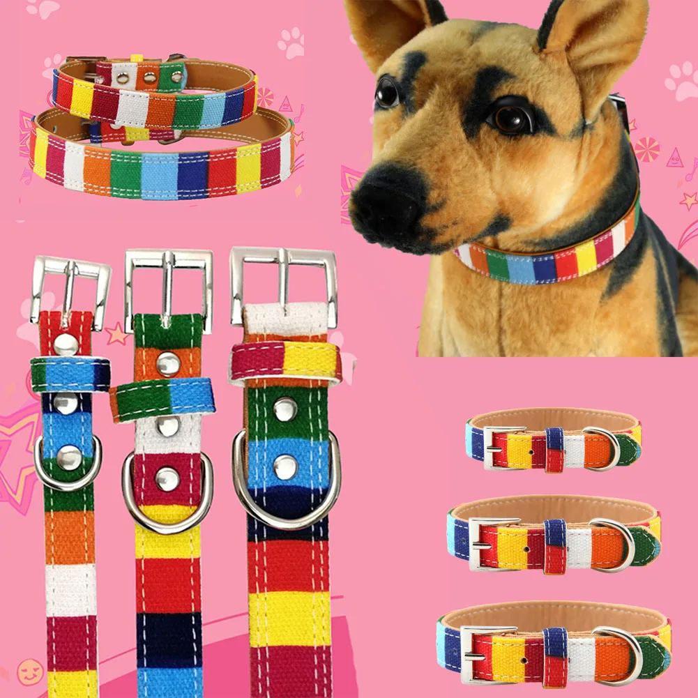 Pet Product Padded Big Dog Collar Personalized Canvas&Leather Puppy Cat Necklace For Small Medium Large Dog Chihuahua Collars
Pet Product Padded Big Dog Collar Personalized Canvas&Leather Puppy Cat Necklace For Small Medium Large Dog Chihuahua Collars