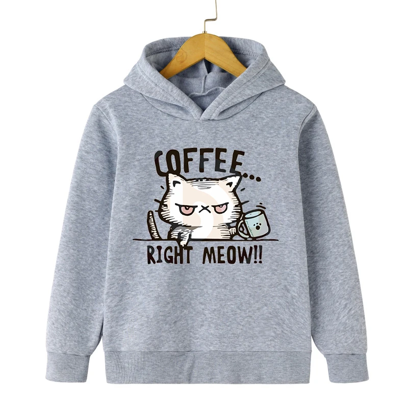 Coffee Right Meow Print Kids Clothes Girls Fashion Cartoon Style Hoodie Harajuku Cats Sweatshirt Long Sleeve Boy Kawaii Pullover
Coffee Right Meow Print Kids Clothes Girls Fashion Cartoon Style Hoodie Harajuku Cats Sweatshirt Long Sleeve Boy Kawaii Pullover