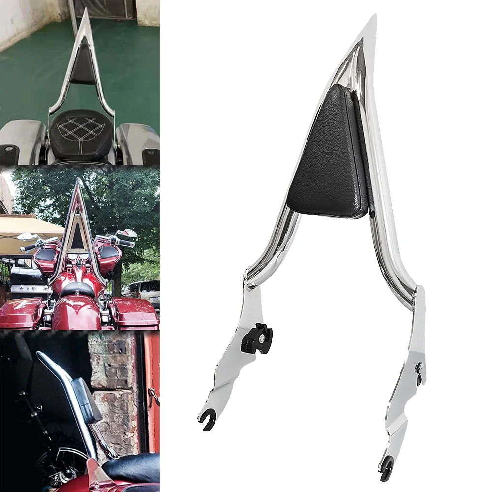 Detachable Rear Passenger Sissy Bar Backrest For Harley Touring Electra Street Glide Road King Road Glide 2009-2021 2020 2019
Detachable Rear Passenger Sissy Bar Backrest For Harley Touring Electra Street Glide Road King Road Glide 2009-2021 2020 2019