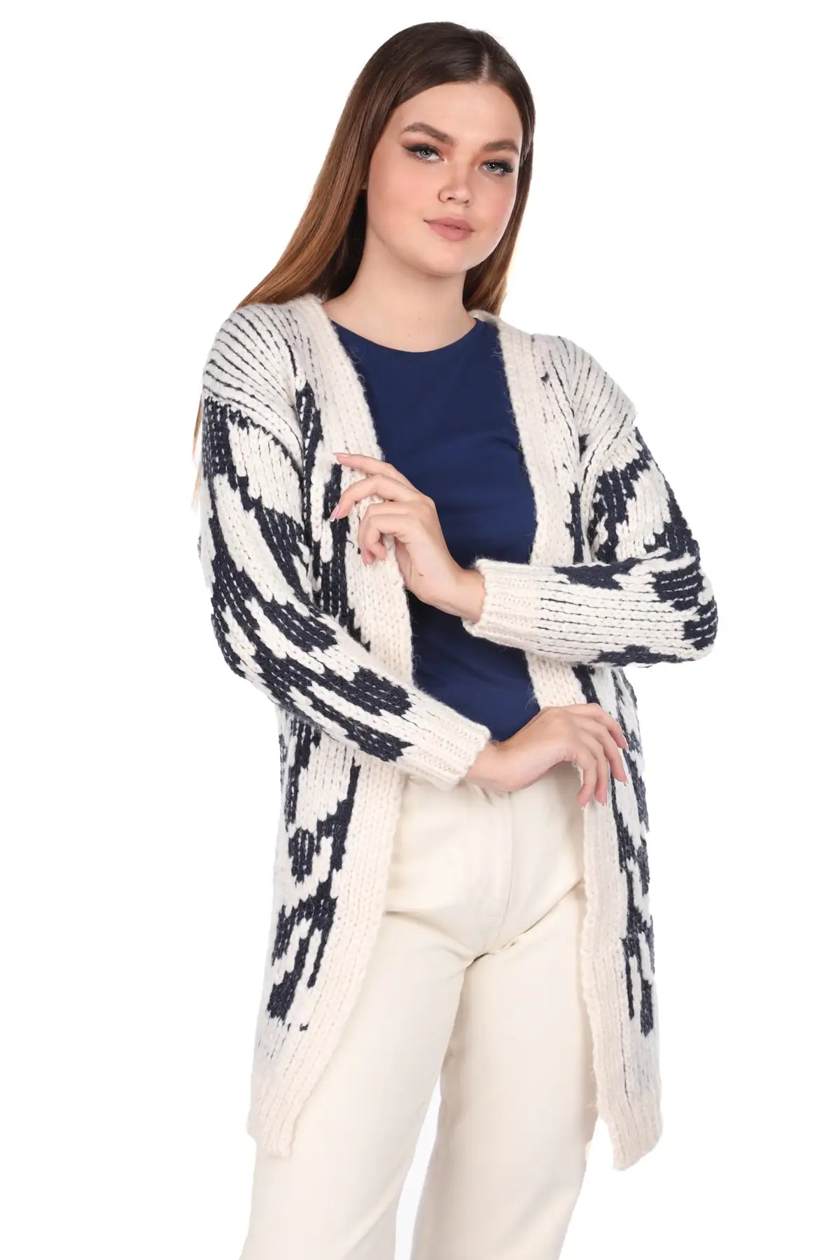 Women's Cardigan Snowflake pattern Thick Knitted knit Casual Knitted Quality Fashion Cardigan Sweaters Loose Sweater Sweater Sweater Sweater
Women's Cardigan Snowflake pattern Thick Knitted knit Casual Knitted Quality Fashion Cardigan Sweaters Loose Sweater Sweater Sweater Sweater