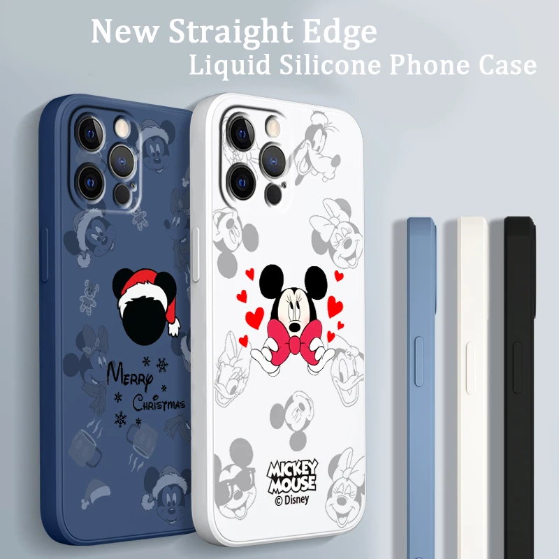 Mickey Minnie Disney Christma Phone Case For Apple iPhone 14 13 12 Mini 11 XS Pro Max X XR SE 2020 Plus Liquid Rope Funda Cover
Mickey Minnie Disney Christma Phone Case For Apple iPhone 14 13 12 Mini 11 XS Pro Max X XR SE 2020 Plus Liquid Rope Funda Cover