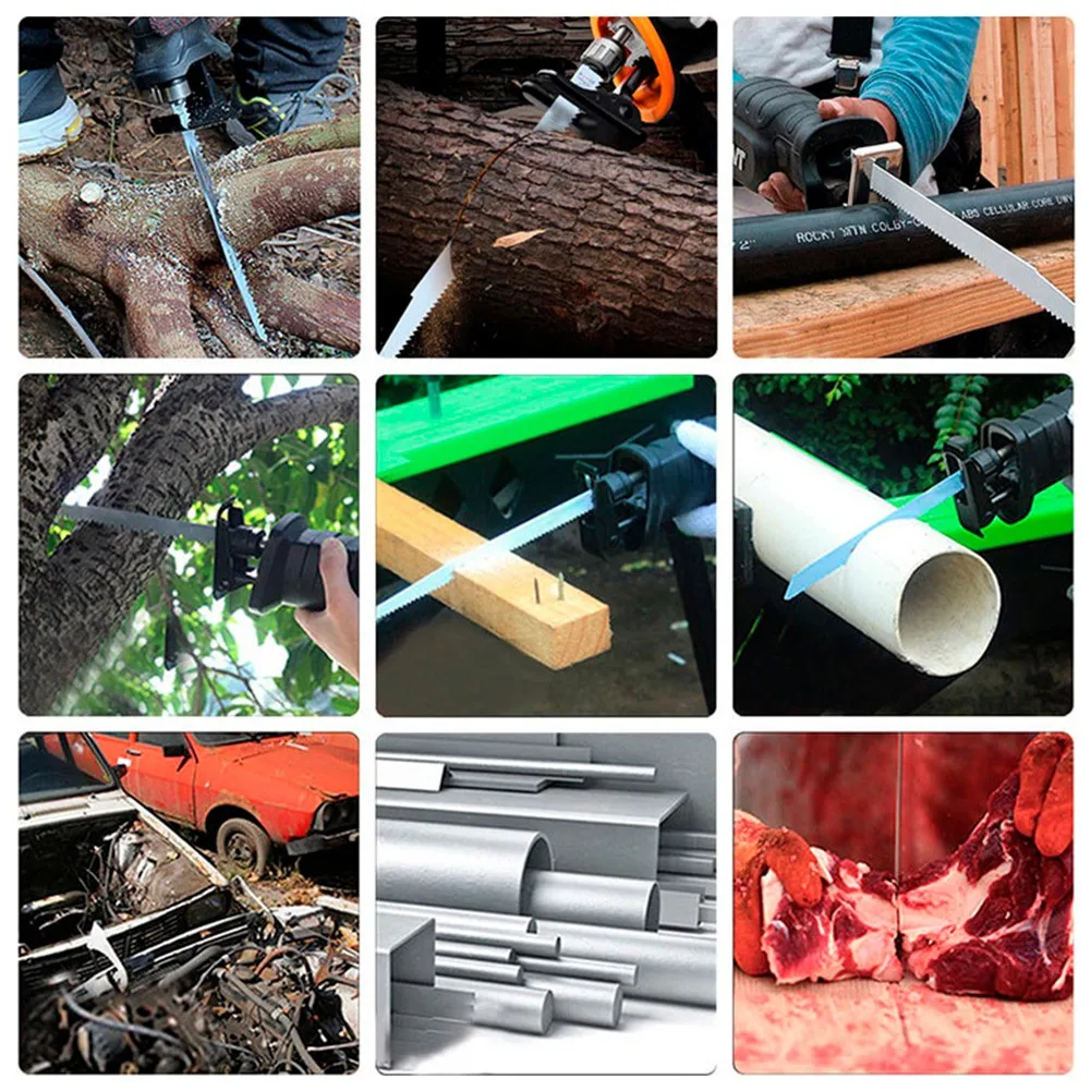 Handsaw Reciprocating Saw Blades Cutter Multi Saw Blade Cutter Set For Metal Wood PVC Tube Cutting Power Tools Accessories
Handsaw Reciprocating Saw Blades Cutter Multi Saw Blade Cutter Set For Metal Wood PVC Tube Cutting Power Tools Accessories