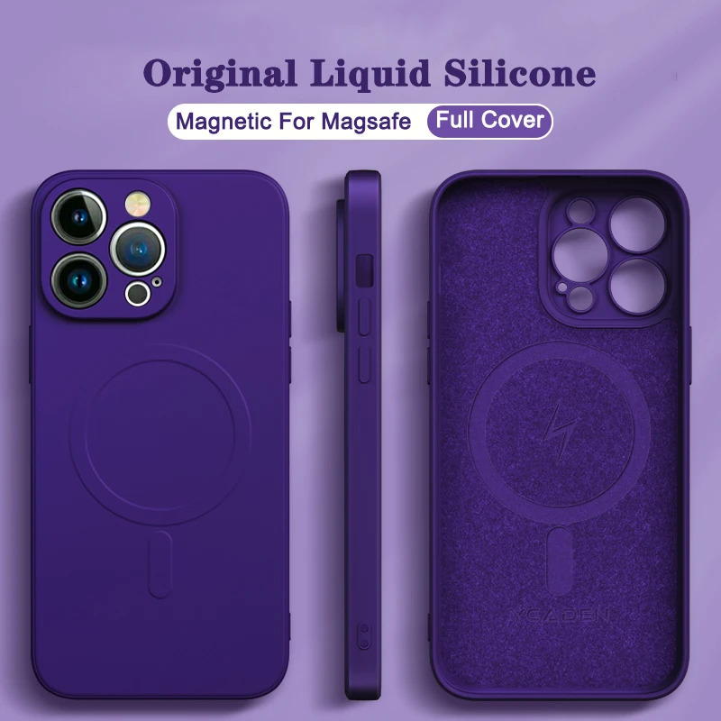 Official Liquid Silicone Magnetic For Magsafe Wireless Charge Case For iPhone 14 11 12 13 Pro Max X XR XS 7 8 Plus Soft Cover
Official Liquid Silicone Magnetic For Magsafe Wireless Charge Case For iPhone 14 11 12 13 Pro Max X XR XS 7 8 Plus Soft Cover