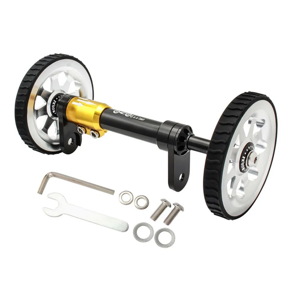 Repair Of Maintenance Bicycle Repair Tools Alloy Easy Wheel Easy Wheel With Extension Rod For Brompton Folding Bike Bicycle Part
Repair Of Maintenance Bicycle Repair Tools Alloy Easy Wheel Easy Wheel With Extension Rod For Brompton Folding Bike Bicycle Part