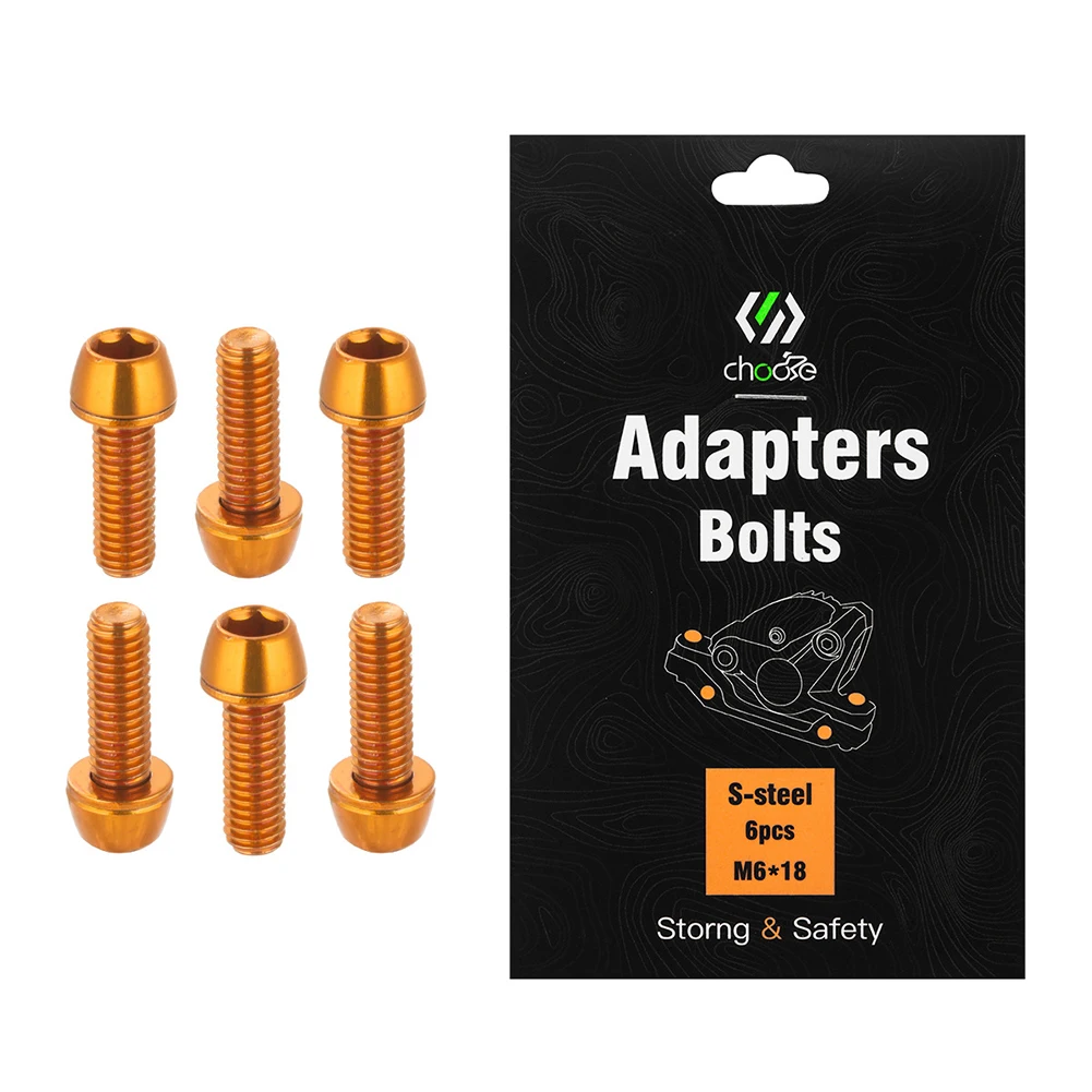 6pcs Disc Brake Caliper Fixing Bolts M6*18mm MTB Bike Bicycle Screws For Fixing The Crank Of The Disc Brake Caliper
6pcs Disc Brake Caliper Fixing Bolts M6*18mm MTB Bike Bicycle Screws For Fixing The Crank Of The Disc Brake Caliper