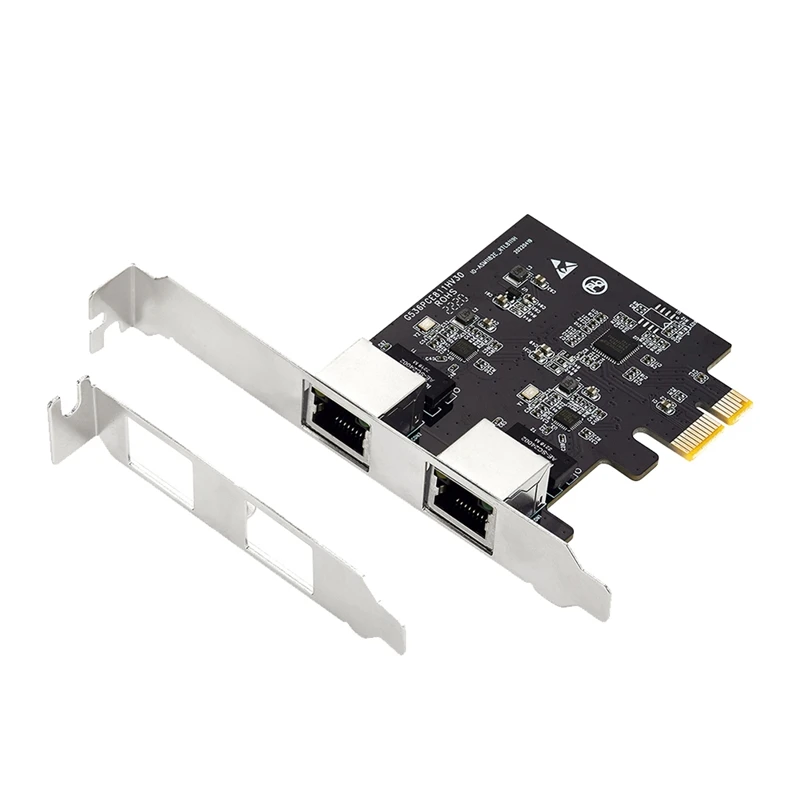 Pcie Dual Gigabit Ethernet Controller Card RTL8111H Chips Server Network 2 Rj45 Port Lan Adapter Zcard 10/100/1000Mbps
Pcie Dual Gigabit Ethernet Controller Card RTL8111H Chips Server Network 2 Rj45 Port Lan Adapter Zcard 10/100/1000Mbps