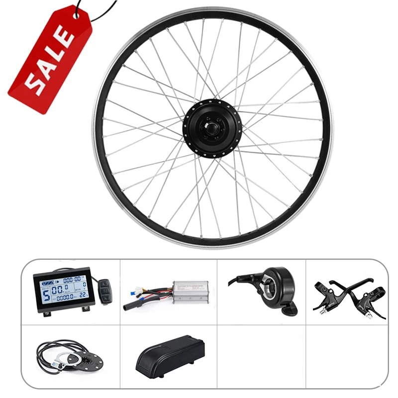E-bike Rear Wheel Motor Conversion Kit 24v 250w Motor Kits 36V 48V Rear Hub Motor Bicycle BLDC Controller with Display KT LCD3
E-bike Rear Wheel Motor Conversion Kit 24v 250w Motor Kits 36V 48V Rear Hub Motor Bicycle BLDC Controller with Display KT LCD3