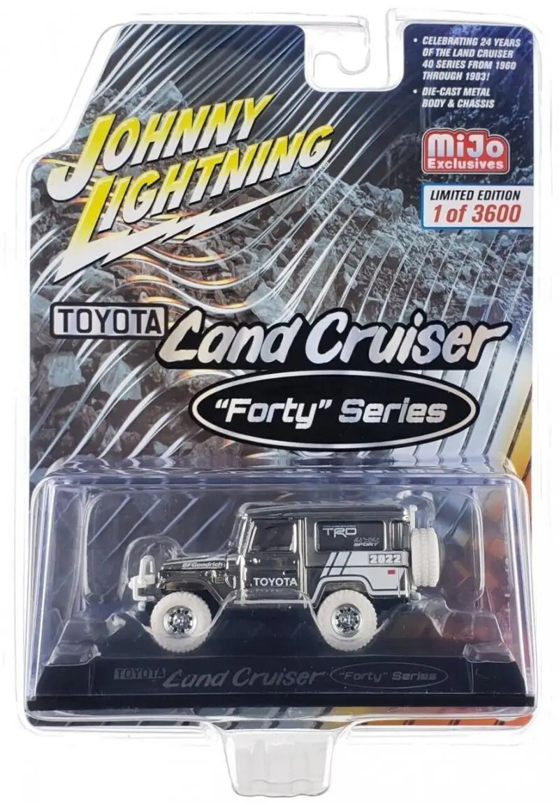 2022 Johnny Lightning 1:64 Toyota Land Cruiser FJ40 electroplated hardtop forty series Collection diecast alloy trolley model
2022 Johnny Lightning 1:64 Toyota Land Cruiser FJ40 electroplated hardtop forty series Collection diecast alloy trolley model