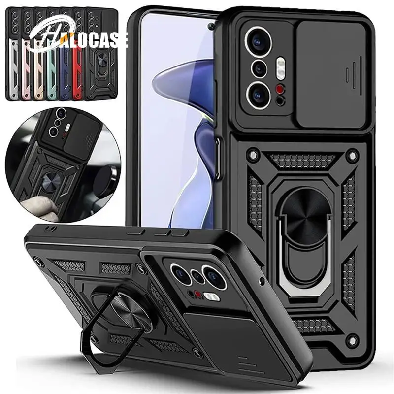 Slide Camera Protect Shockproof Armor Case For Xiaomi 11T POCO F3 X3 for Redmi Note 11 10 9 Pro 9A 9C Magnetic Holder Ring Cover
Slide Camera Protect Shockproof Armor Case For Xiaomi 11T POCO F3 X3 for Redmi Note 11 10 9 Pro 9A 9C Magnetic Holder Ring Cover